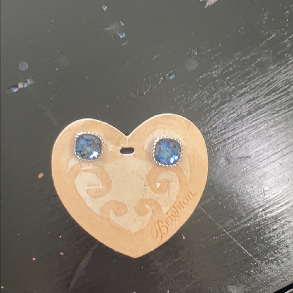blue earrings